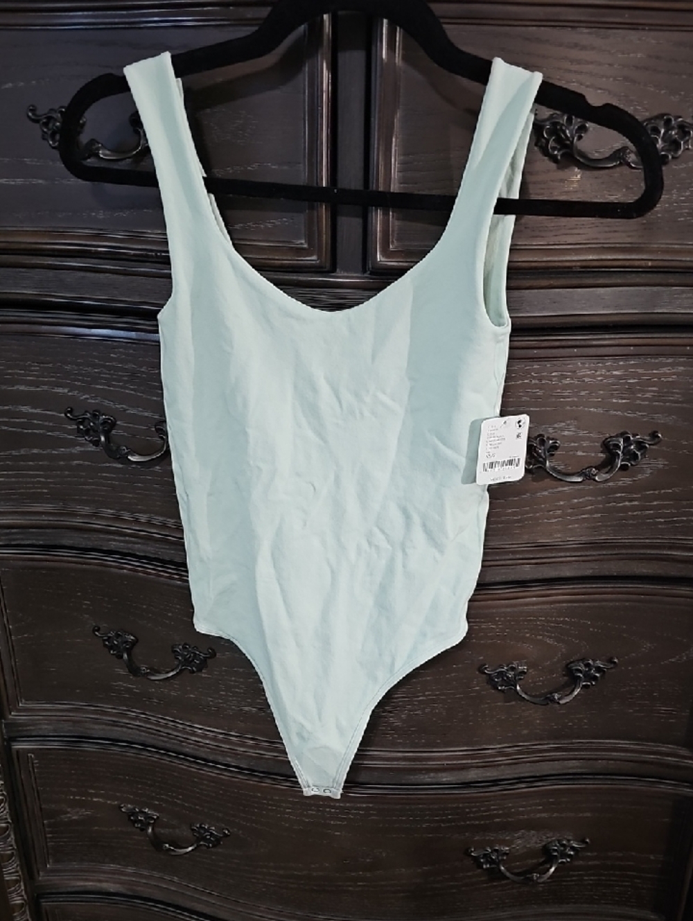 Women’s Scoop Neck Bodysuit - Light Mint XS/S